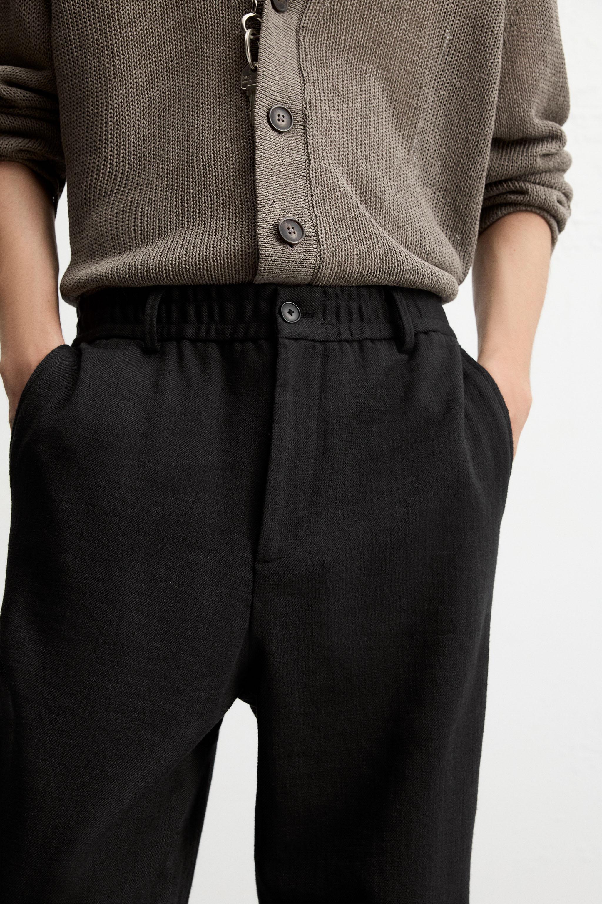 PANTALON REGULAR FIT STRUCTURÉ